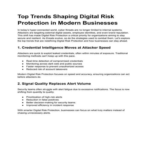 5 Critical Risks Uncovered by Brand Monitoring Tools | PDF