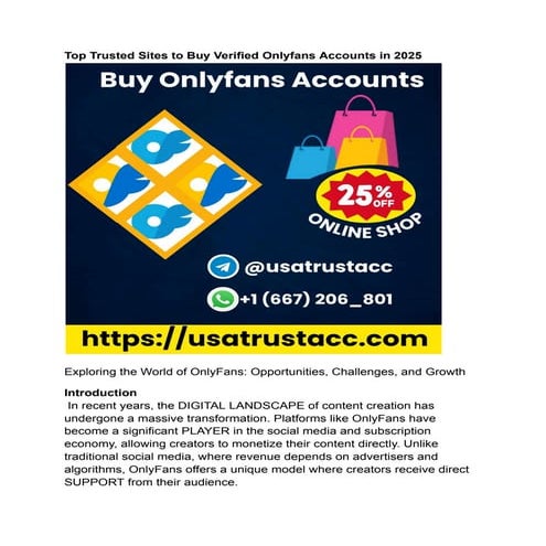 Top Trusted Sites to Buy Verified Onlyfans Accounts in 2025.pdf