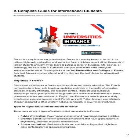 Top Universities and Colleges in France.pdf