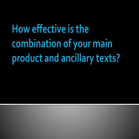 Media A2 Evaluation Question 2