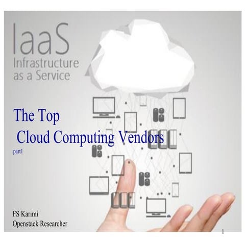 Top vendors in Cloud Computing ( IAAS)