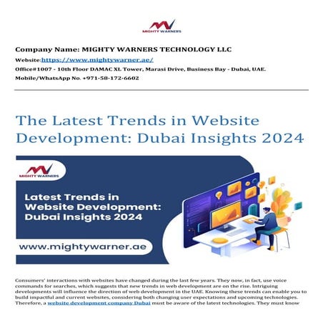 Latest  Web  Development Trends for 2024