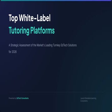 Top White-Label Tutoring Platforms in 2026 | PDF