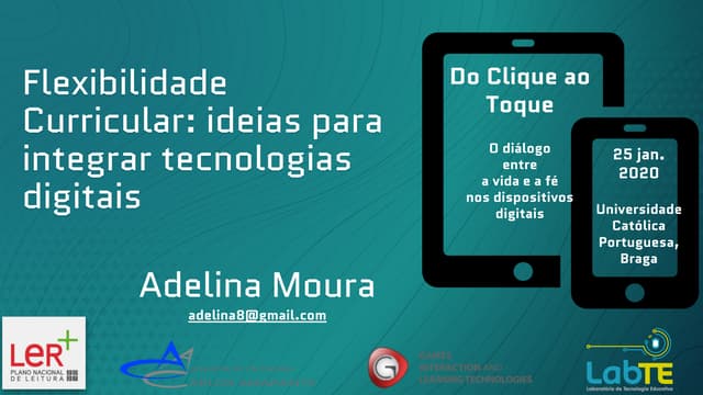 Flexibilidade Curricular: ideias para integrar tecnologias digitais