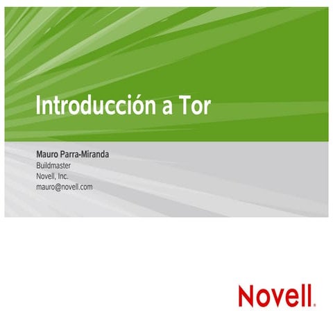 Introducción a Tor