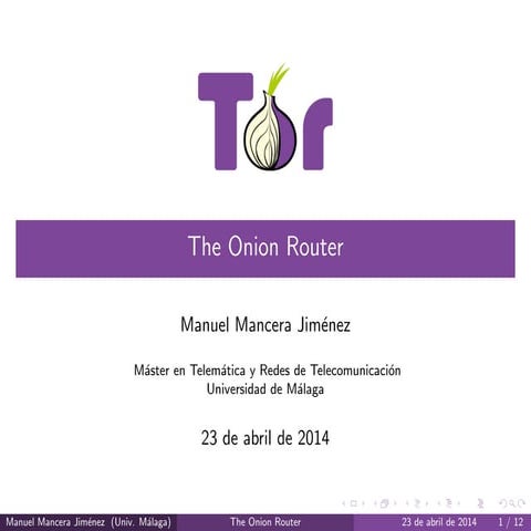 Tor. The Onion Router | PDF