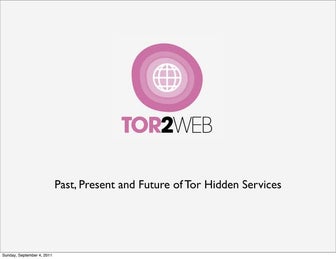 Tor2web ESC2011