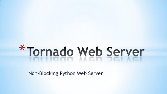 Torando demo