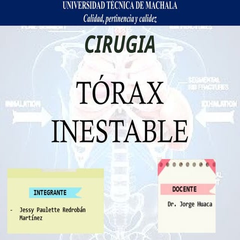 Caja torácica, parrilla costal y el esternón | PDF