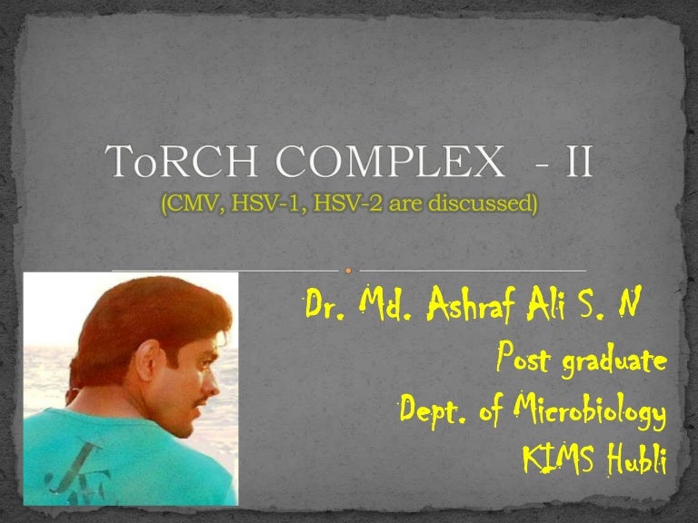 Lab diagnosis of ToRCH complex