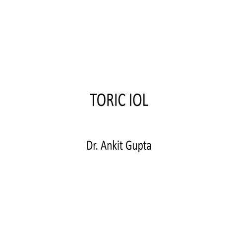 Toric iol