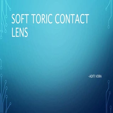 Soft Toric Contact lens