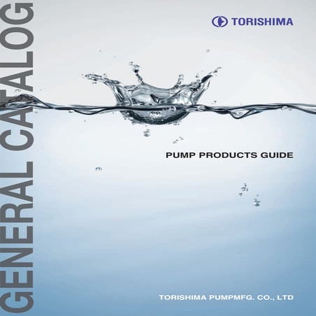 Torishima Pump general catalogue, Venezuela, Central America, Caribbean