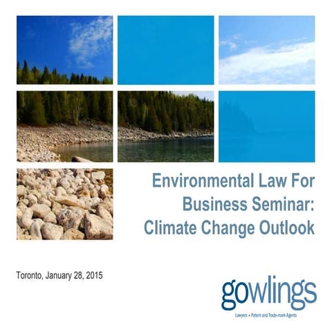 Environmental Law for Business Seminar: Status Report on the Call for Action ...