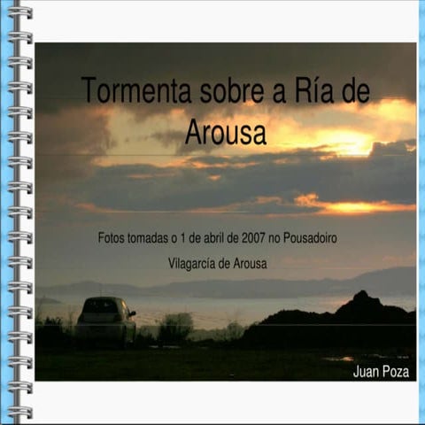 Tormenta sobre a Ría de Arousa