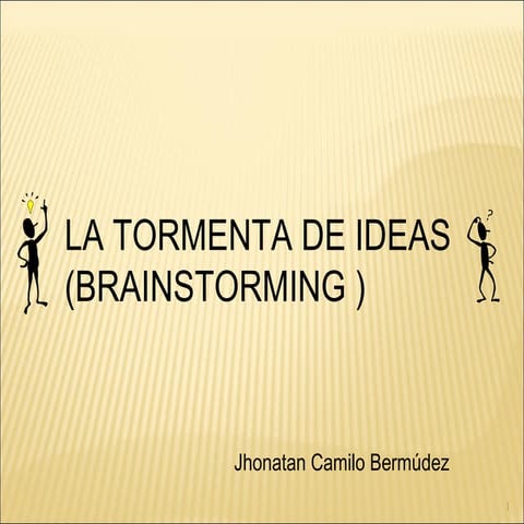 Tormenta de ideas