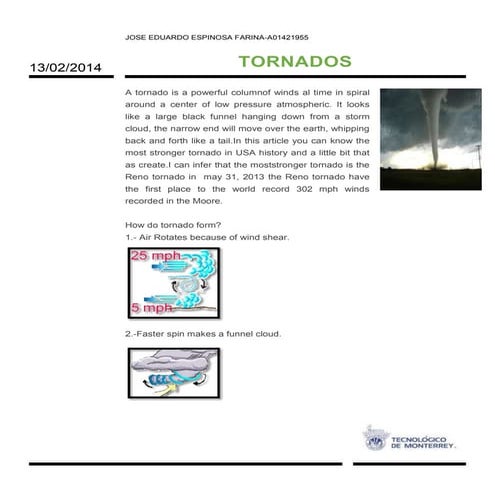 Tornado investigation 