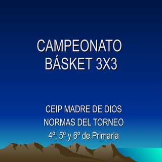 Torneo basket