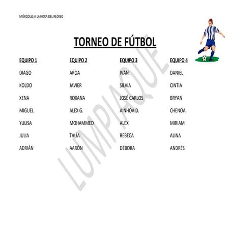 Torneo de fútbol