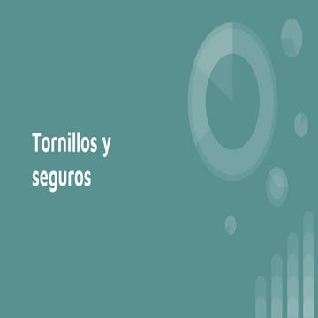 TORNILLOS Y SEGUROS