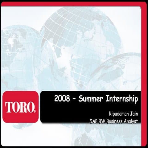 Toro Internship