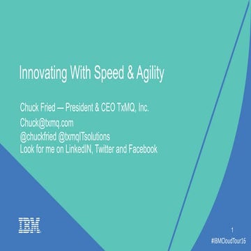 Discover - Innovating With Speed and Agility