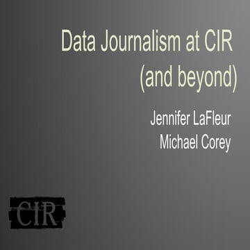 Data journalism at Techraking 6