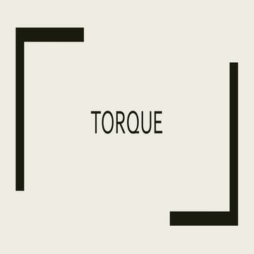 Torque | PPTX