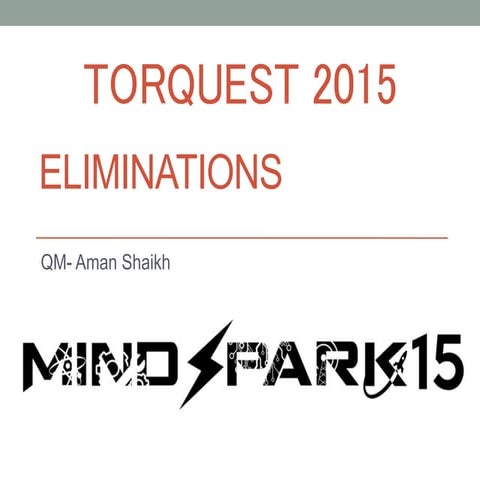Torquest 2015  Elims