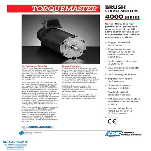 Torque systems 4000_series_specsheet
