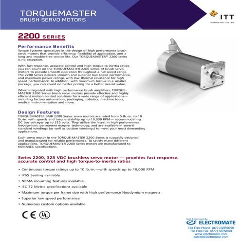 Torque systems bmr2200_specsheet
