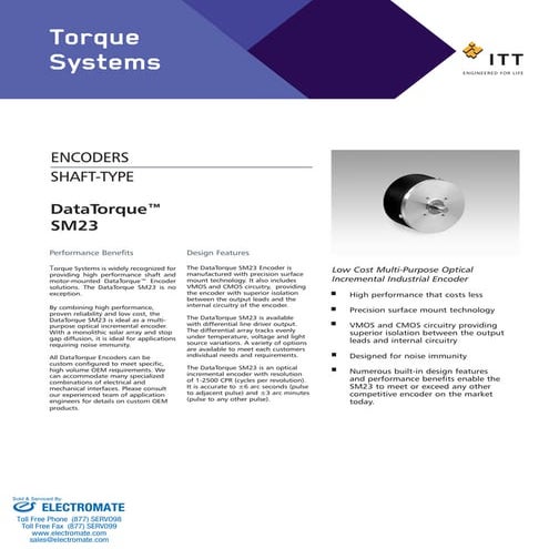 Torque systems sm23_specsheet