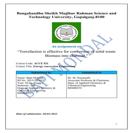 Torrefaction Process for Biomass conversion.pdf