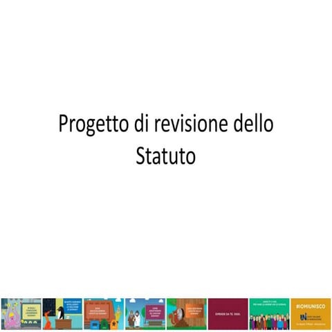 Progetto di revisione dello statuto UNI