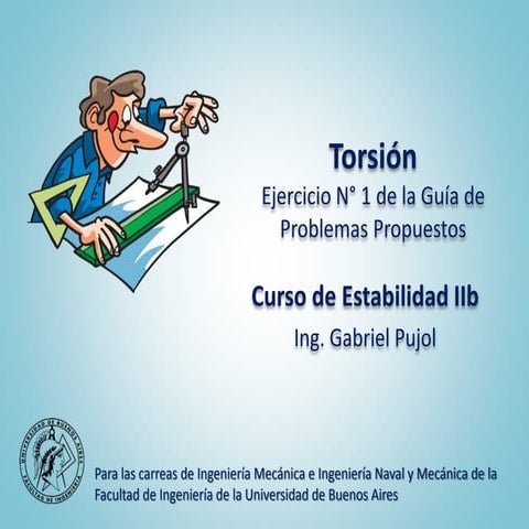 Torsión - Problemas de aplicación