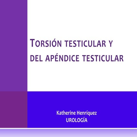 Torsion testicular