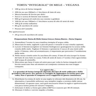 Torta vegana integrale di mele con ...