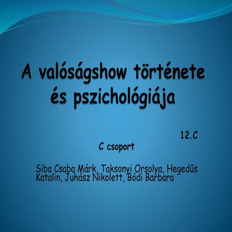 Tortenet valosagshow