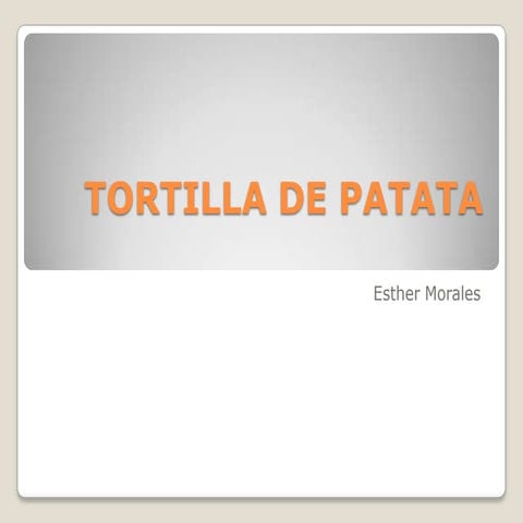 Tortilla de patata