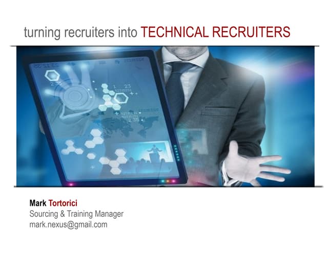 Mark Tortorici "The Technology Stack"