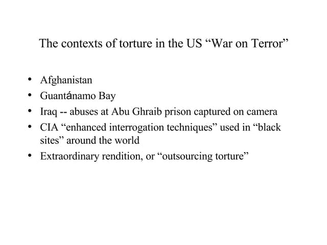 Torture