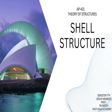 Shell Structures : Design & Efficiency!!