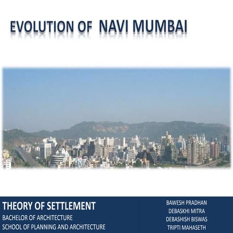 Theory of Settlement : Navi Mumbai