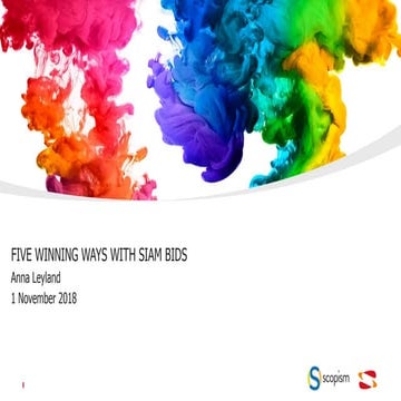 Service North 2018 - Successful SIAM bids