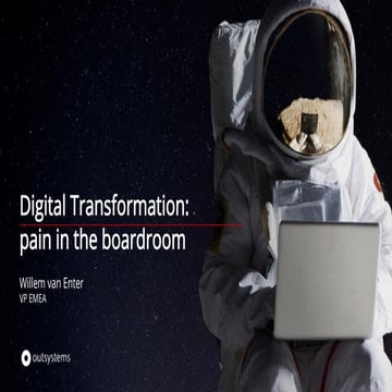 CXO Summit Outsystems Presentatie