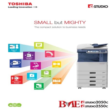 Toshiba e-studio 2050c brochure | PDF