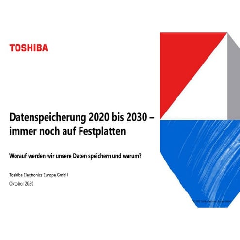 Datenspeicherung 2020 bis 2030 – immer noch auf Festplatten? – data ...