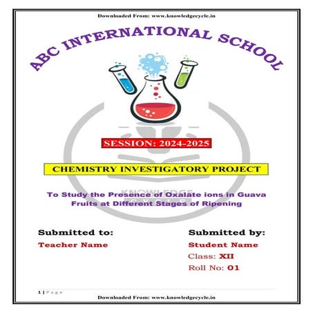 To study the presence of oxalate ions in guava fruit (P).pdf