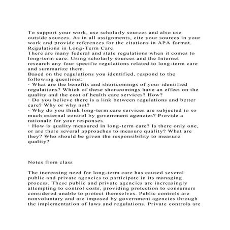 To support your work, use scholarly sources and also use outside s.docx