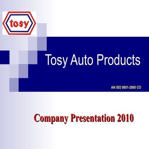 Tosy auto ppt 2010 new